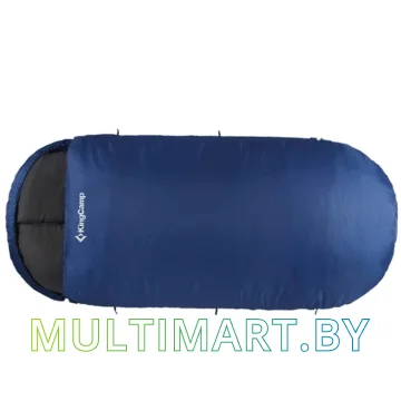 Спальный мешок KingCamp Free Space 250 KS3168 +10 (правая молния, голубой)